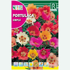 PORTULACA SIMPLES VARIADA - ENVELOPE DE SEMENTES 1G