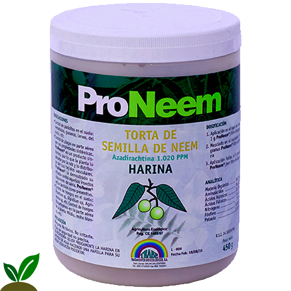 PRONEEM HARINA TRABE 450GR. - TORTA SEMILLA DE NEEM