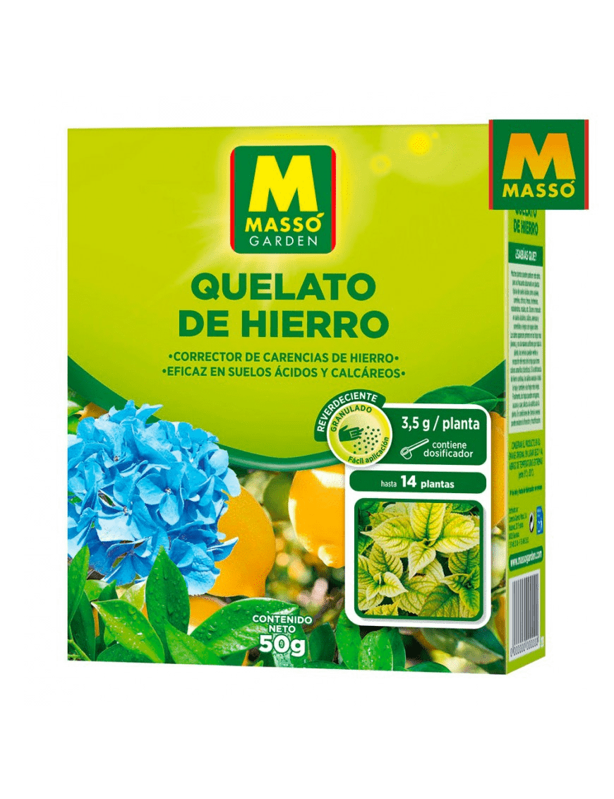 QUELATO DE HIERRO 50GR - MASSO GARDEN