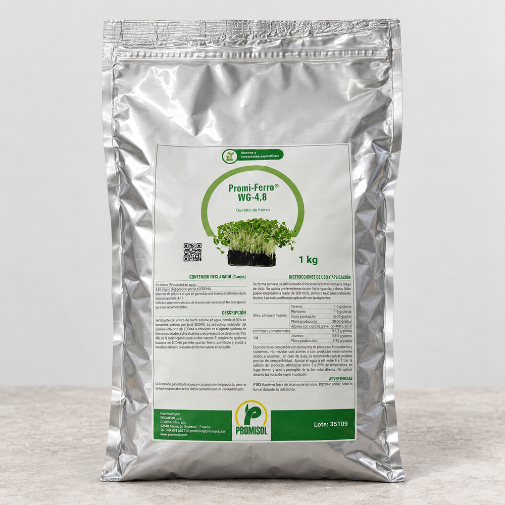QUELATO DE HIERRO 1 KG ECO - PROMIFERRO WG 4,8%