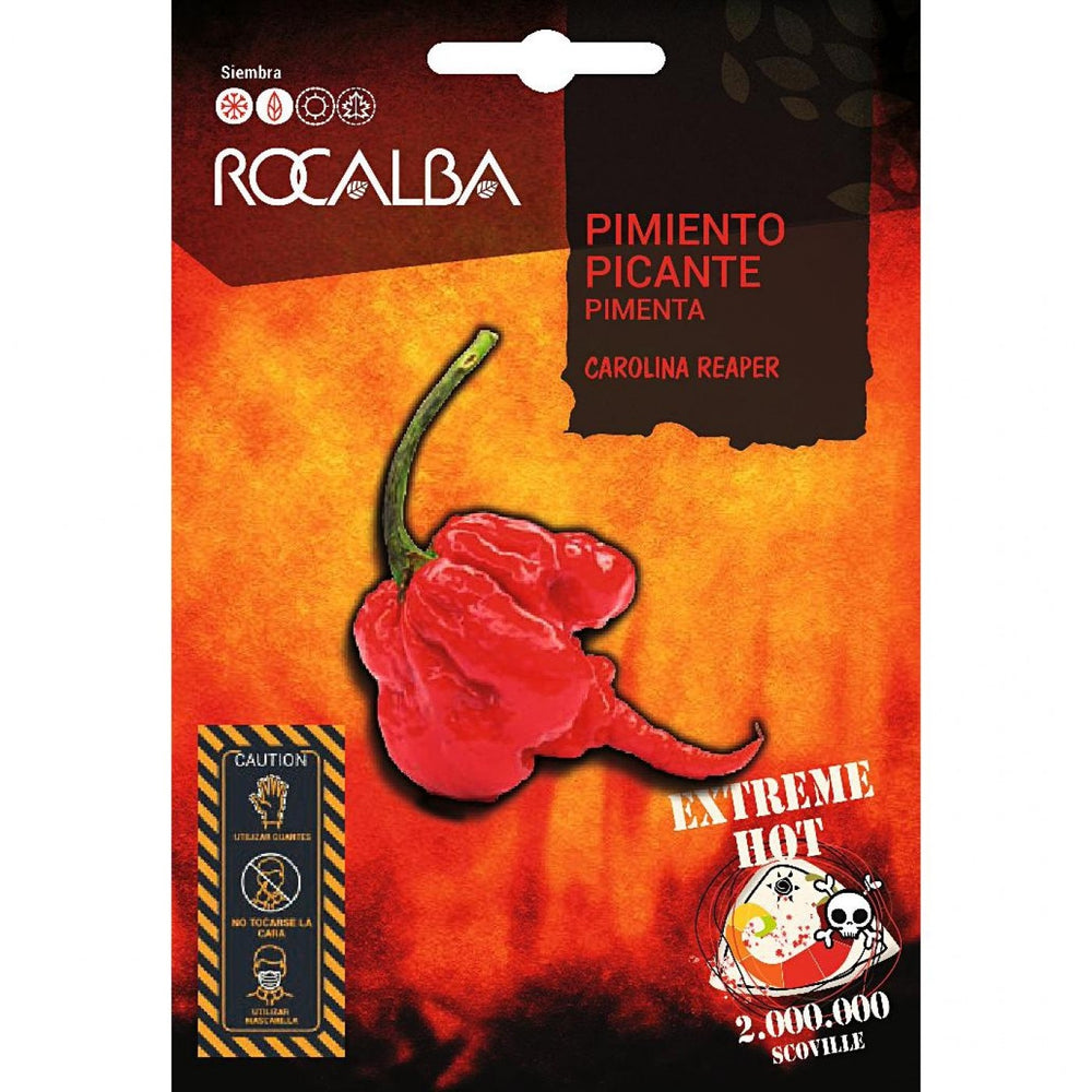SEM. PIMIENTO PICANTE -  CAROLINA REAPER " EXTREME HOT"