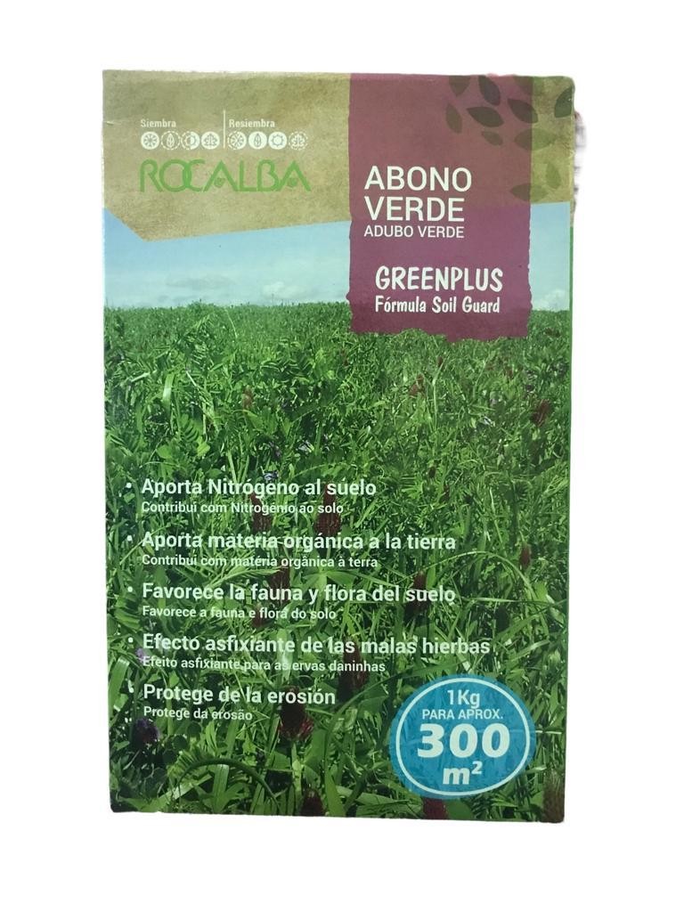 GREENPLUS FERTILIZANTE VERDE SEMENTES 1 KG FÓRMULA SOIL GUARD