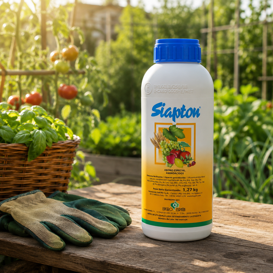 SIAPTON® 1 L. Recuperador Antiestrés para Cultivos Dañados | Bioactivador de Rápida Recuperación
