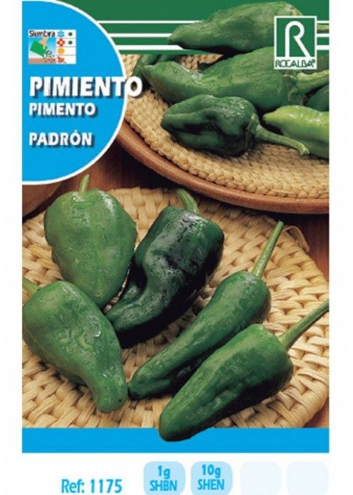 Sobre Semilla Pimiento "Padrón" - 1 gr Rocalba