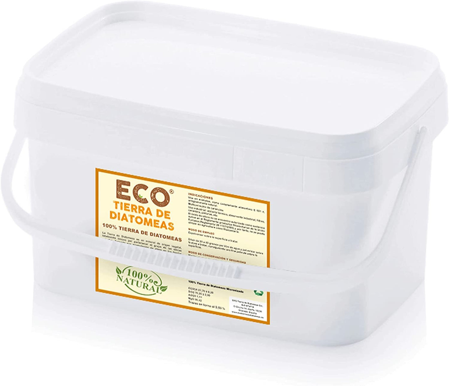 TERRE DE DIATOMIE MICRONISÉE 2,5 KG - ECOTIERRA 100% NATURELLE