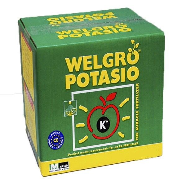 WELGRO POTASIO PLUS 5KG. POTASA FOLIAR - RIEGO ENGORDE PK 17-43